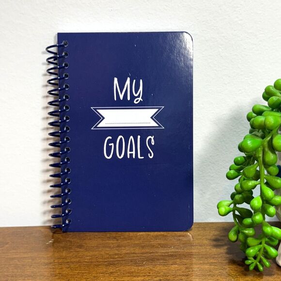Small Notebook Spiral 4x6 Journal Goal Setting Trackers - Picture 1 of 6